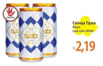 Cerveja Tijuca Pilsen Lata