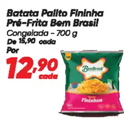 Dia Batata Palito Fininha Pré-Frita Bem Brasil Congelada oferta