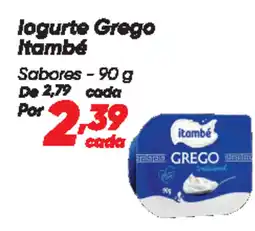 Dia logurte Grego Itambé Sabores oferta