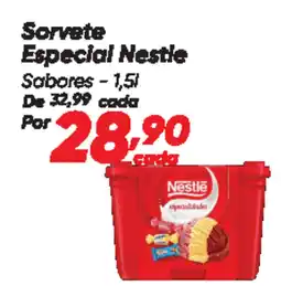 Dia Sorvete Especial Nestle Sabores oferta