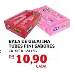 Assaí Atacadista Bala de gelatina tubes fini sabores oferta