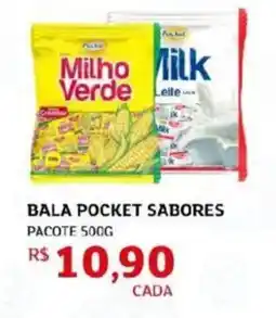 Assaí Atacadista Bala pocket sabores pacote oferta