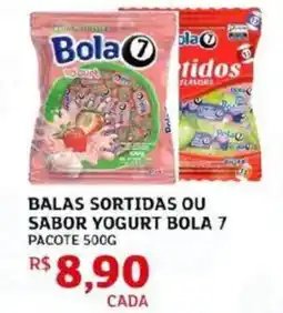 Assaí Atacadista Balas sortidas ou sabor yogurt bola 7 pacote oferta