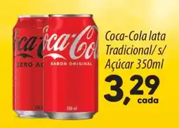 Asun Coca-Cola lata Tradicional/s/ Açúcar oferta