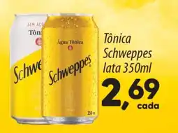 Asun Tônica Schweppes lata oferta