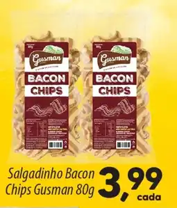 Asun Salgadinho Bacon Chips Gusman oferta