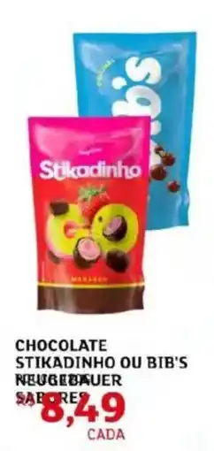 Assaí Atacadista Chocolate stikadinho ou bib's neugebauer oferta