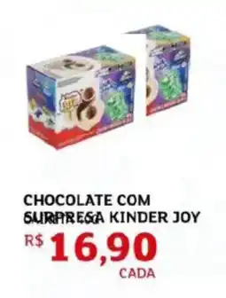 Assaí Atacadista Chocolate com surpresa kinder joy oferta