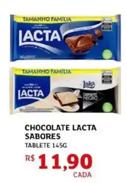 Assaí Atacadista Chocolate lacta sabores tablete oferta