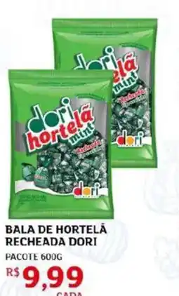 Assaí Atacadista Bala de hortela recheada dori pacote oferta