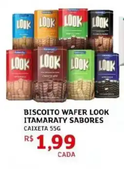 Assaí Atacadista Biscoito wafer look itamaraty sabores caixeta oferta