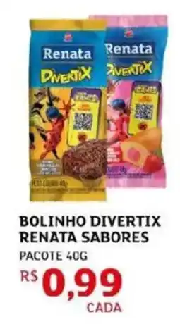 Assaí Atacadista Bolinho divertix renata sabores oferta