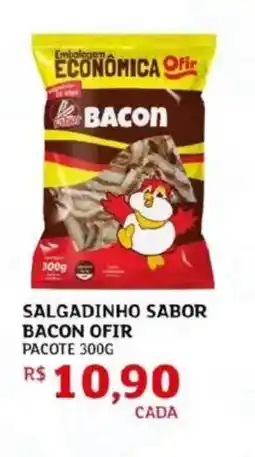 Assaí Atacadista Salgadinho sabor bacon ofir oferta