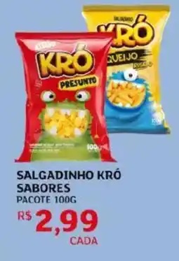 Assaí Atacadista Salgadinho kró sabores pacote oferta