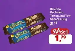 Supermercados São Vicente Biscoito Recheado Tortuguita Flow Sabores oferta