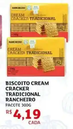 Assaí Atacadista Biscoito cream cracker tradicional rancheiro pacote oferta