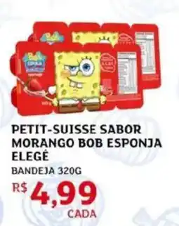Assaí Atacadista Petit-suisse sabor morango bob esponja elege oferta