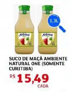 Assaí Atacadista Suco de maça ambiente natural one (somente curitiba) oferta