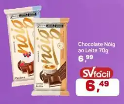 Supermercados São Vicente Chocolate Nóig ao Leite oferta