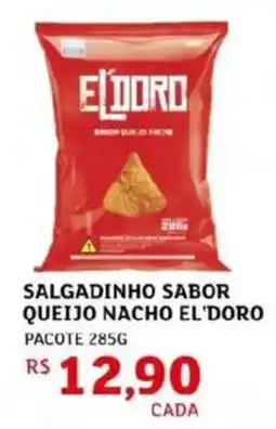 Assaí Atacadista Salgadinho sabor queijo nacho el'doro oferta