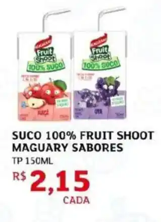 Assaí Atacadista Suco 100% fruit shoot maguary sabores oferta