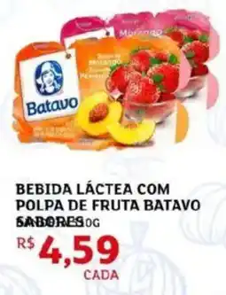 Assaí Atacadista Bebida láctea com polpa de fruta batavo sabores oferta