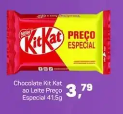 Supermercados São Vicente Chocolate Kit Kat ao Leite Preço Especial oferta