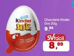 Supermercados São Vicente Chocolate Kinder Ovo oferta