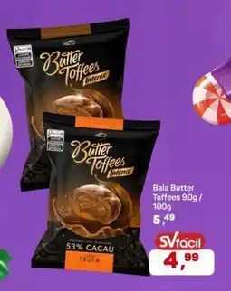Supermercados São Vicente Bala Butter Toffees oferta
