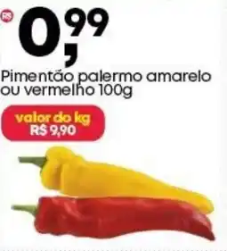 Frangolândia Pimentão palermo amarelo ou vermelho oferta