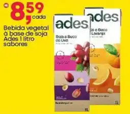 Frangolândia Bebida vegetal à base de soja Ades Sabores oferta