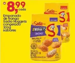 Frangolândia Empanado de frango Sadia Nuggets congelado sabores oferta