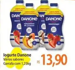 Atacadão logurte Danone Vários sabores Garrafa oferta
