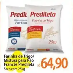 Atacadão Farinha de Trigo/ Mistura para Pão Francês Predileta Saco oferta