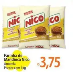 Atacadão Farinha de Mandioca Nico Amarela Pacote oferta