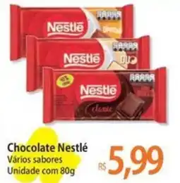 Atacadão Chocolate Nestlé Vários sabores Unidade oferta