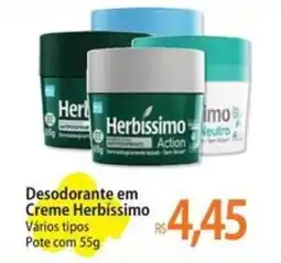 Atacadão Desodorante em Creme Herbíssimo oferta