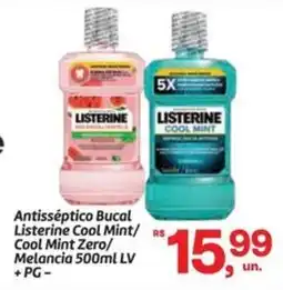 Fort Atacadista Antisséptico Bucal Listerine Cool Mint/ RS, Cool Mint Zero/ Melancia oferta