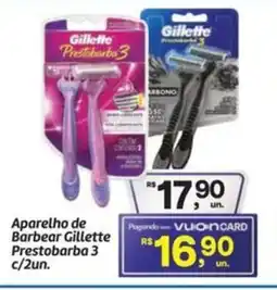 Fort Atacadista Aparelho de Barbear Gillette Prestobarba 3 oferta