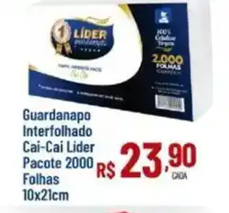 Max Atacadista Guardanapo Interfolhado Cai-Cai Lider Pacote 2000 Folhas oferta