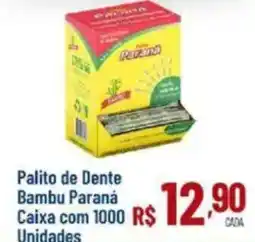 Max Atacadista Palito de Dente Bambu Paraná oferta