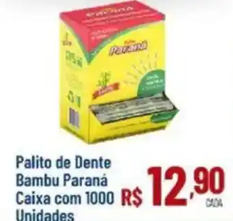 Max Atacadista Palito de Dente Bambu Paraná oferta