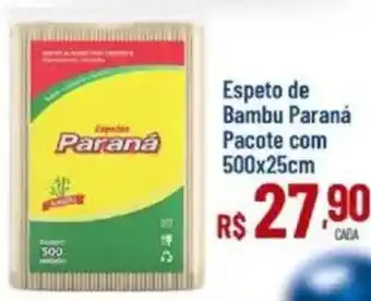 Max Atacadista Espeto de Bambu Paraná oferta