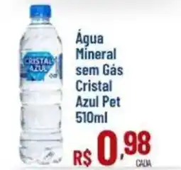 Max Atacadista Água Mineral sem Gás Cristal Azul Pet oferta