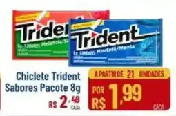 Max Atacadista Chiclete Trident Sabores Pacote oferta