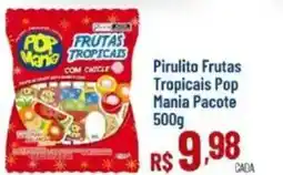 Max Atacadista Pirulito Frutas Tropicais Pop Mania Pacote oferta