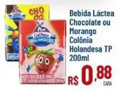 Max Atacadista Bebida Láctea Chocolate ou Morango Colônia Holandesa TP oferta