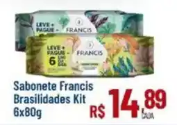 Max Atacadista Sabonete Francis Brasilidades Kit oferta
