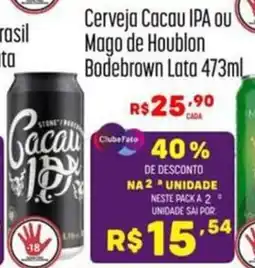 Muffato Cerveja Cacau IPA ou Mago de Houblon Bodebrown Lata oferta