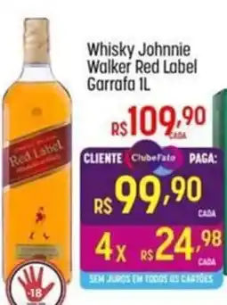 Muffato Whisky Johnnie Walker Red Label Garrafa oferta